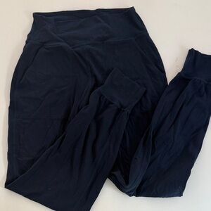 lululemon athletica navy align joggers size 4